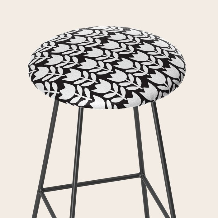 Tulip - Black & White  Stool Gallery Image 2