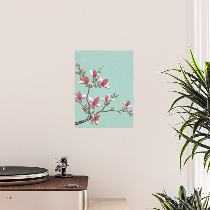 Magnolia : Minhwa-Korean traditional/folk art Poster Gallery Image 2