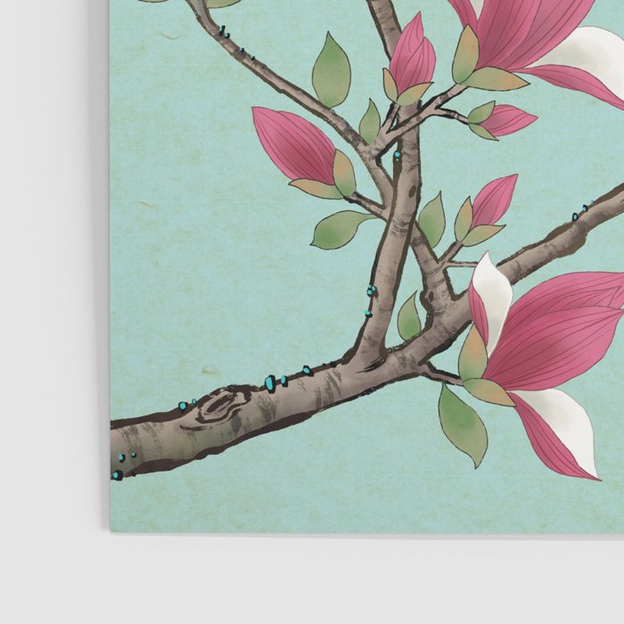 Magnolia : Minhwa-Korean traditional/folk art Poster Gallery Image 3