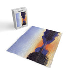 Sunset Over Mountains and River - Sunset in Hood River Jigsaw Puzzle Gallery Image 2