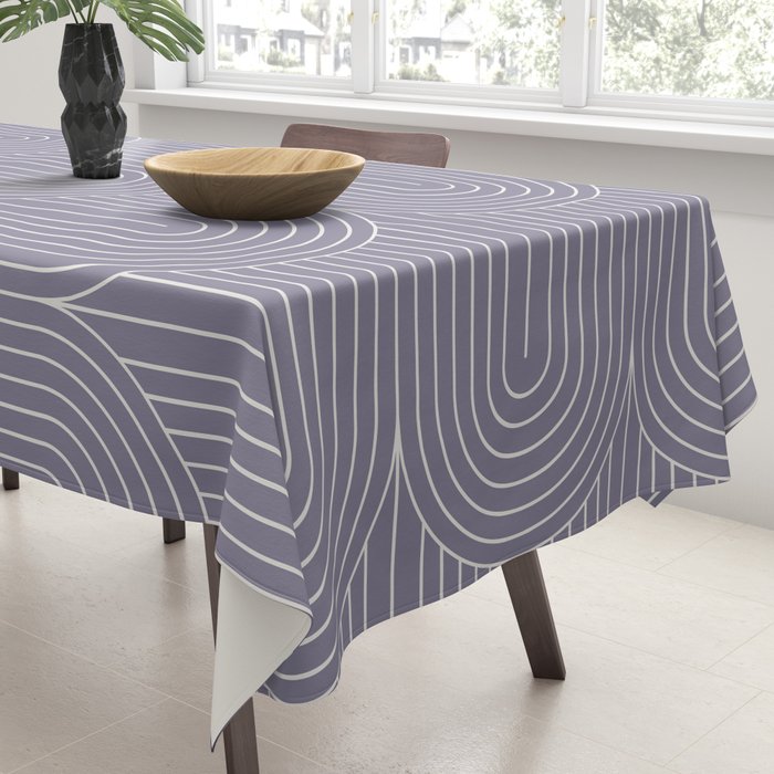 Art Deco Arch Pattern XLVIII Tablecloth Gallery Image 3
