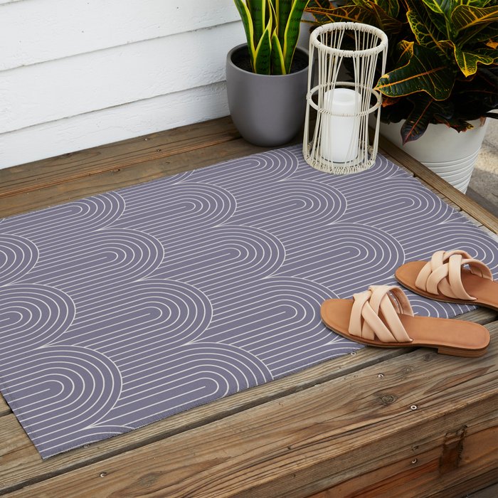 Art Deco Arch Pattern XLVIII Outdoor Rug Gallery Image 2