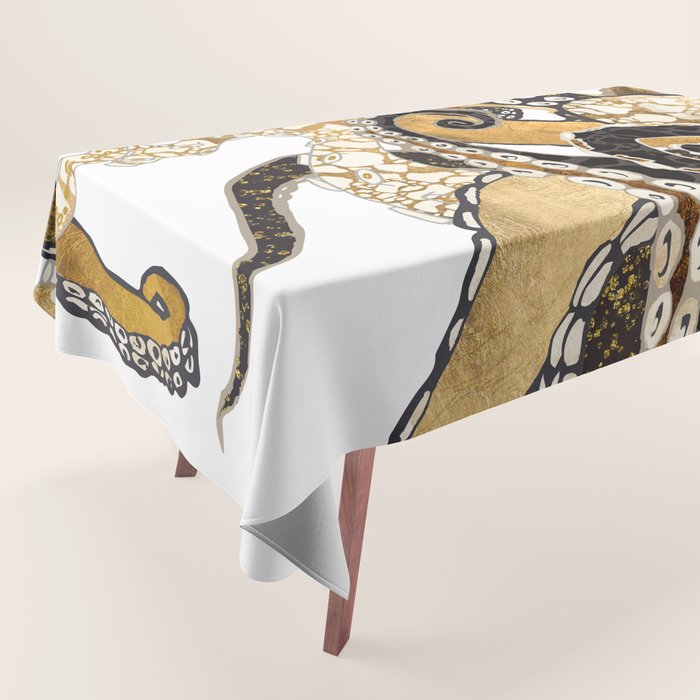 Metallic Octopus Tablecloth Gallery Image 1