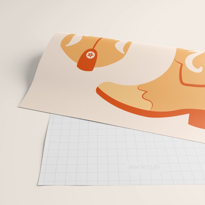 Howdy Cowboy Boots Wrapping Paper Gallery Image 2