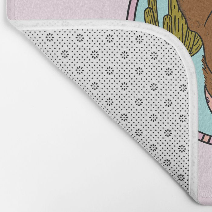 Cowboy Dog- Shepherd Bath Mat Gallery Image 2