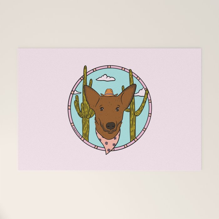 Cowboy Dog- Shepherd Welcome Mat Gallery Image 1
