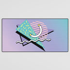 Memphis pattern 76 - 80s / 90s Retro Desk Mat Gallery Image 3