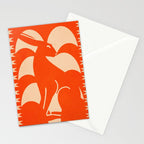 Minimalist Rabbit 7 Stationery Card Gallery Image 2