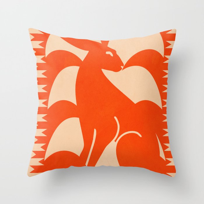 Minimalist Rabbit 7 Throw Pillow Gallery Image 6