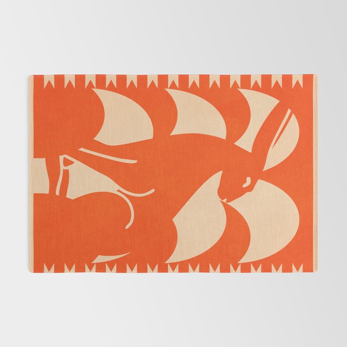Minimalist Rabbit 7 Rug Gallery Image 2