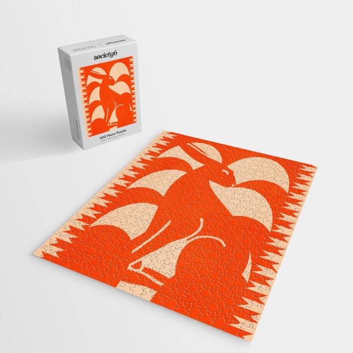 Minimalist Rabbit 7 Jigsaw Puzzle Gallery Image 2