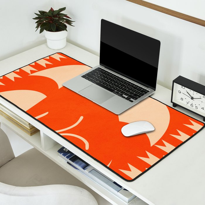Minimalist Rabbit 7 Desk Mat Gallery Image 2