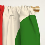 Retro 70s Stripe Colorful Rainbow 872 Primary Colors Window Curtain Gallery Image 2