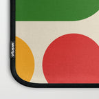 Retro 70s Stripe Colorful Rainbow 872 Primary Colors Laptop Sleeve Gallery Image 3