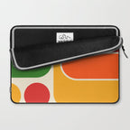 Retro 70s Stripe Colorful Rainbow 872 Primary Colors Laptop Sleeve Gallery Image 2