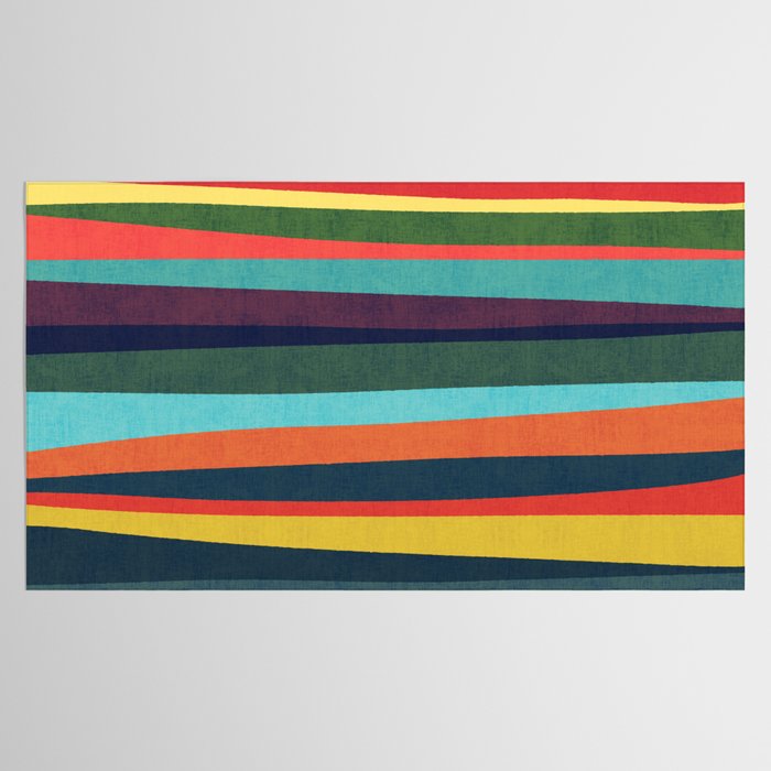 Mid-century zebra Tablecloth Gallery Image 2