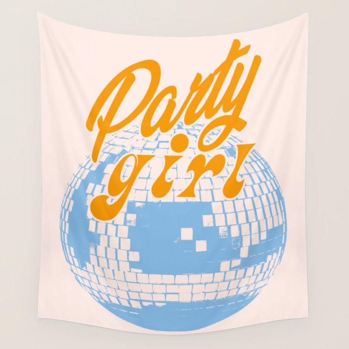 Party Girl Wall Tapestry