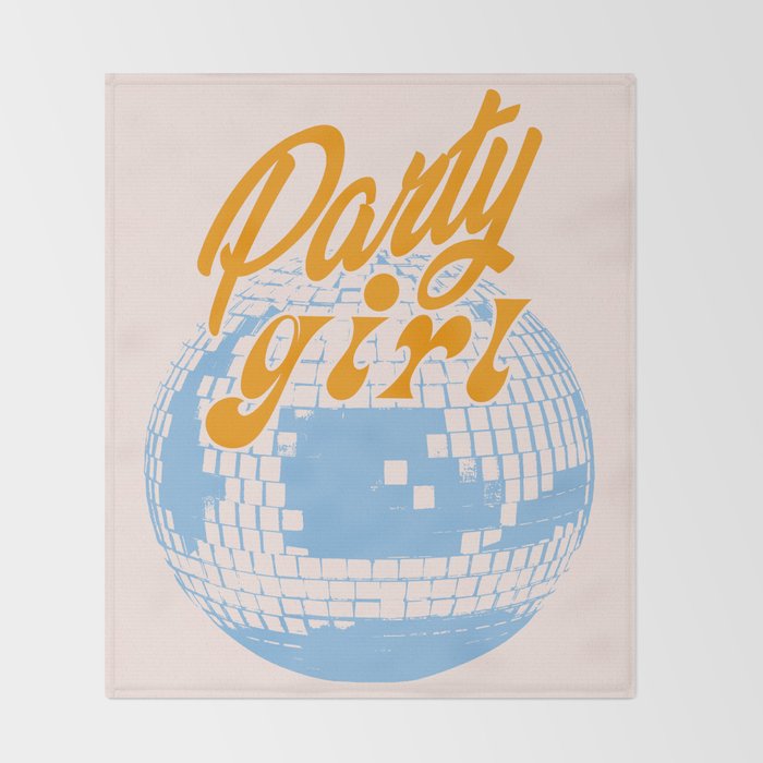 Party Girl Throw Blanket Gallery Image 2