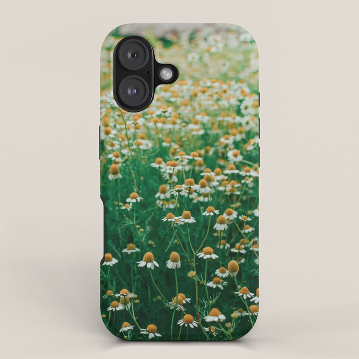 Little White Flowers in a Garden iPhone Case Gallery Image 1