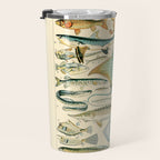 Vintage Fishing Diagram // Poissons II by Adolphe Millot 19th Century Science Textbook Artwork Travel Mug Gallery Image 3