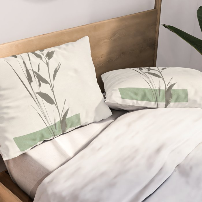 Dry flowers Collage Art Pillow Sham Gallery Image 2