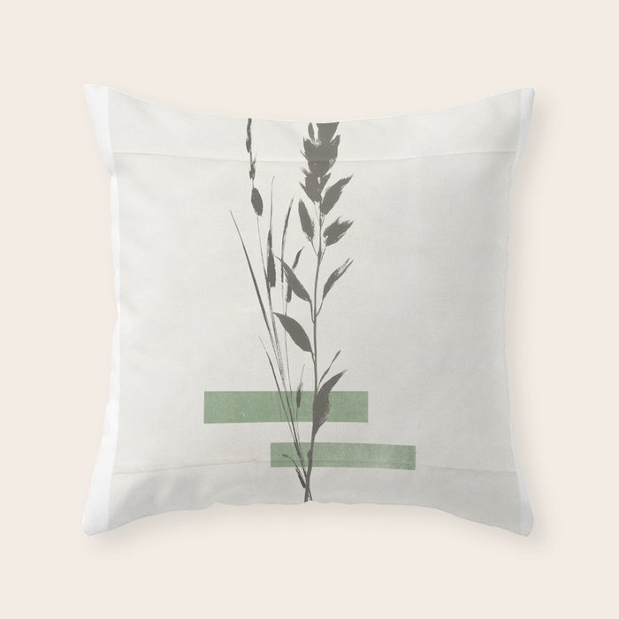 Dry flowers Collage Art Throw Pillow Gallery Image 6