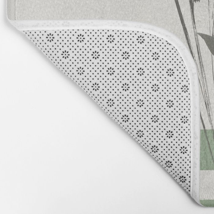 Dry flowers Collage Art Bath Mat Gallery Image 2