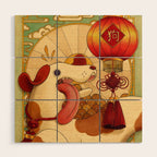 Year of the Dog Wood Wall Art Gallery Image 1