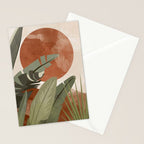 Tropical Leaf- Abstract Art 10 Stationery Card Gallery Image 2