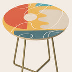 Minimal Colorful Abstract Shapes 7 Side Table Gallery Image 2