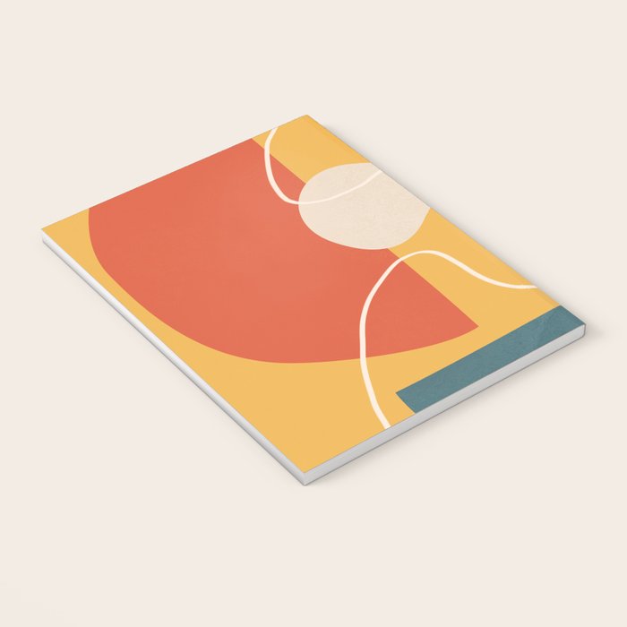 Minimal Colorful Abstract Shapes 7 Notebook Gallery Image 3