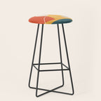 Minimal Colorful Abstract Shapes 7 Stool Gallery Image 1