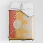 Minimal Colorful Abstract Shapes 7 Comforter Gallery Image 6