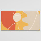 Minimal Colorful Abstract Shapes 7 Desk Mat Gallery Image 3