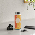 Minimal Colorful Abstract Shapes 7 Water Bottle Gallery Image 4