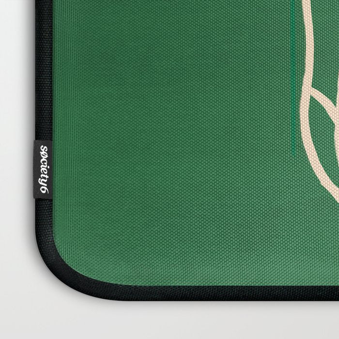 Abstract Line Art Cat 10 Laptop Sleeve Gallery Image 3
