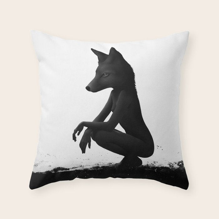 The Silent Wild Throw Pillow Gallery Image 6