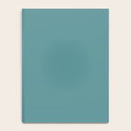 Tropical Teal Solid Color Notebook Gallery Image 4