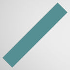 Tropical Teal Solid Color Table Runner Gallery Image 3