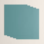 Tropical Teal Solid Color Wrapping Paper Gallery Image 3