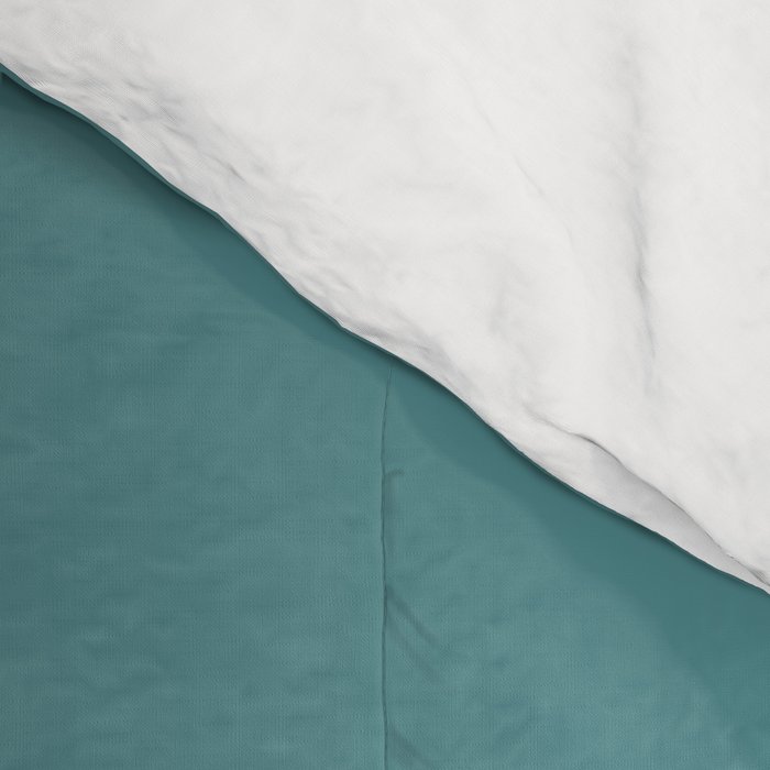 Tropical Teal Solid Color Comforter Gallery Image 4