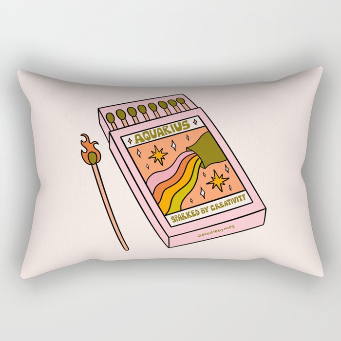 Aquarius Matchbox Rectangular Pillow Gallery Image 1
