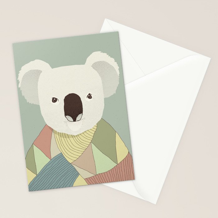 Whimsical Koala II Stationery Card Gallery Image 2