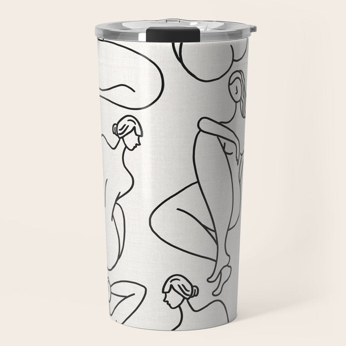 HERA LIGHT LINEN Travel Mug Gallery Image 1