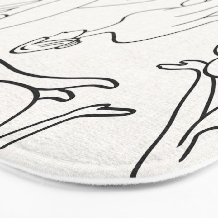 HERA LIGHT LINEN Bath Mat Gallery Image 3