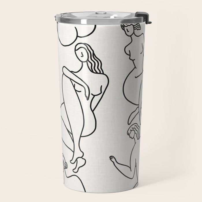 HERA LIGHT LINEN Travel Mug Gallery Image 2