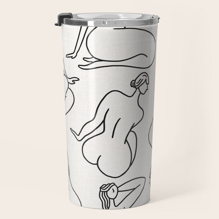 HERA LIGHT LINEN Travel Mug Gallery Image 3