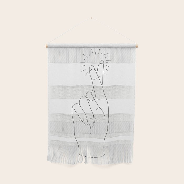 Fingers Crossed Wall Hanging Gallery Image 1