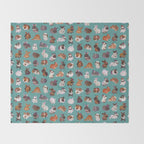Bunny day Throw Blanket Gallery Image 2