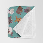 Bunny day Throw Blanket Gallery Image 3